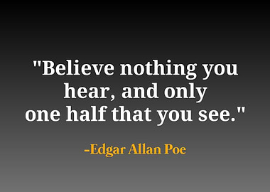 Edgar Allan Poe quote