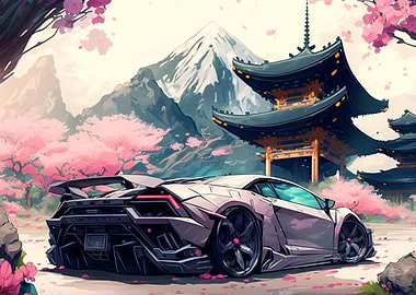 lamborghini car scene