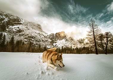 SNOW DOGS HUSKY