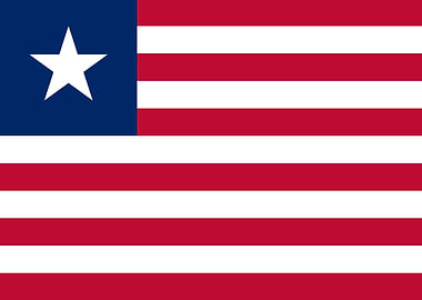 Liberian Flag of Liberia