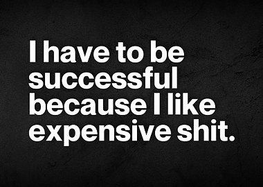 I HAVE TO BE SUCCESSFUL