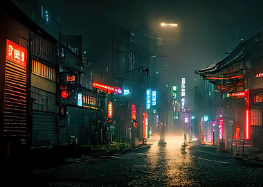 Cyberpunk city