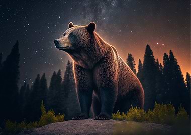 bear in the forest