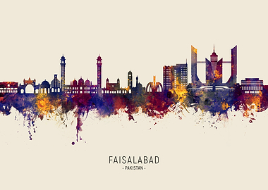 Faisalabad Skyline