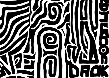 Black and White Abstract