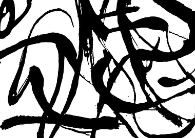 Black and White Abstract