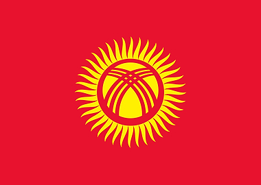 Kyrgyzstan Flag