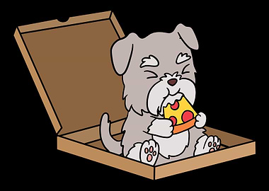 Miniature Schnauzer Pizza