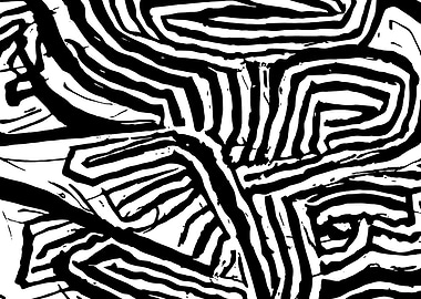 Black and White Abstract