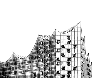 Hamburg Poster Elbphili