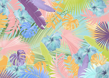 Pastel Summer Hibiscus 2