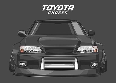 TOYOTA CHASER JZX100 BLACK