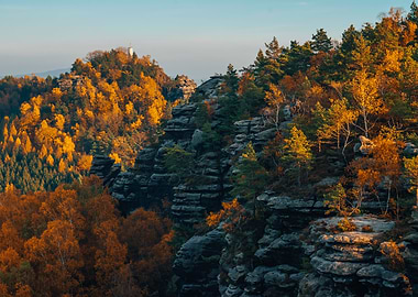 Fall in Saxon Switzerland