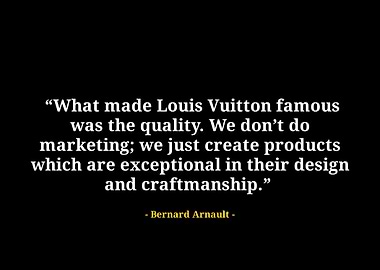Bernard arnault quote