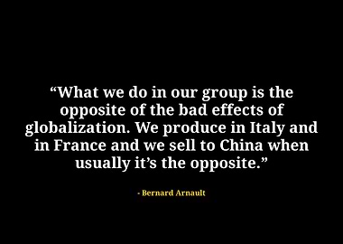 Bernard arnault quote