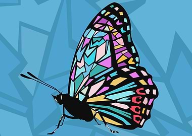 Badass Mosaic Butterfly