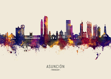 Asuncion Skyline Paraguay