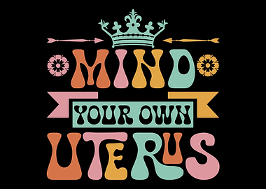 Uterus Colorful Feminist