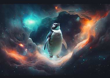 Penguin in Space