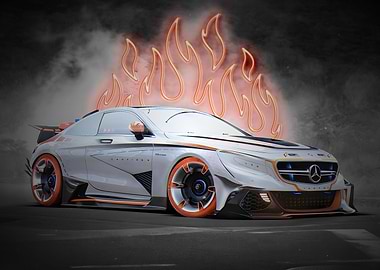 Anime Cars Mercedes