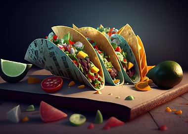 Tacos Delicious Food