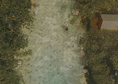 Lake House Scene 3 3D