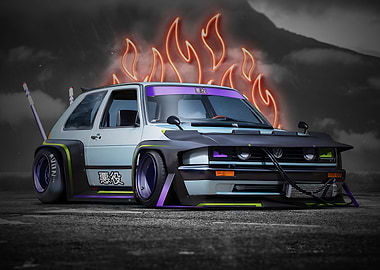 Anime Cars Volkswagen