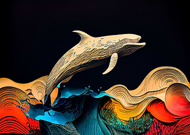 Abstract Whale