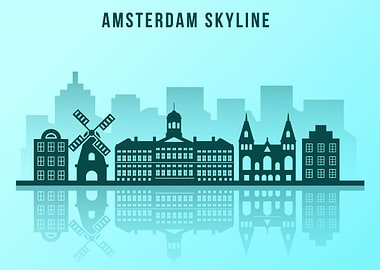 Amsterdam Skyline
