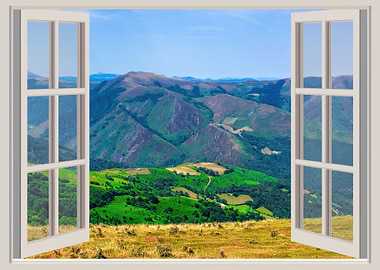 Window view landscape