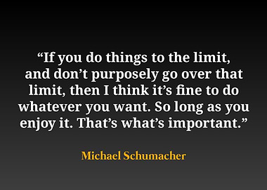Michael Schumacher Quote