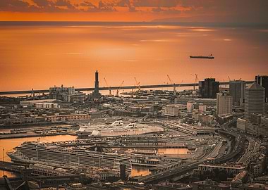 Genova cityscape
