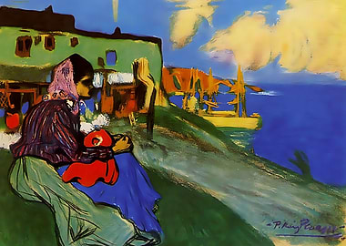 gypsy in front of musca