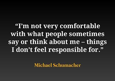 Michael Schumacher Quote