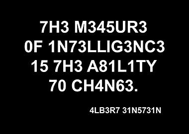 The Intelligence Quotient