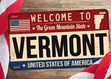 VERMONT PLATES POSTER