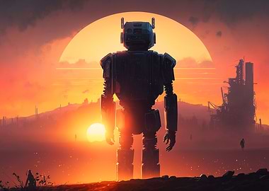 Cyber Robot at Space