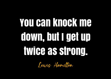 Lewis Hamilton Quote