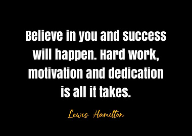 Lewis Hamilton Quote