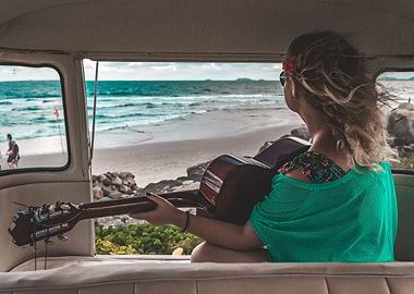 Music and classic car