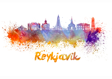 Reikiavik skyline