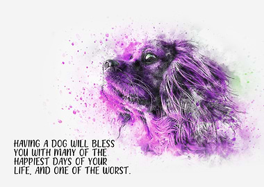 Having a dog will bless