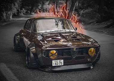 Anime Cars Alfa