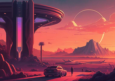 Cyber Car at Space