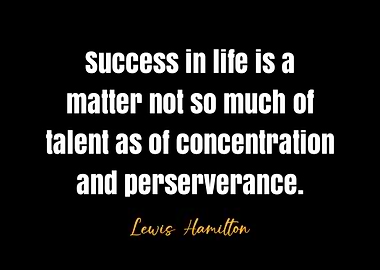 Lewis Hamilton Quote