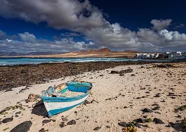 Volcanic island Lanzarote