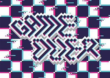 GAME OVER GLITCH STYLE