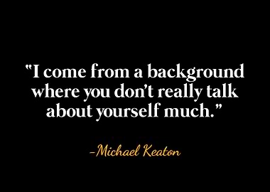 Michael Keaton Quote