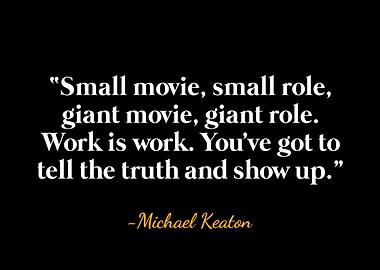 Michael Keaton Quote