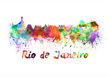 Rio de janeiro skyline